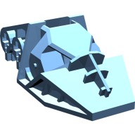 Lego noha 3x6x1, středně modrá (4119289, 4130590)